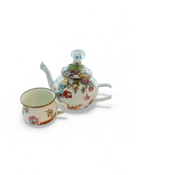 MacKenzie-Childs Flower Market High Tea Set - Picture 3 of 8